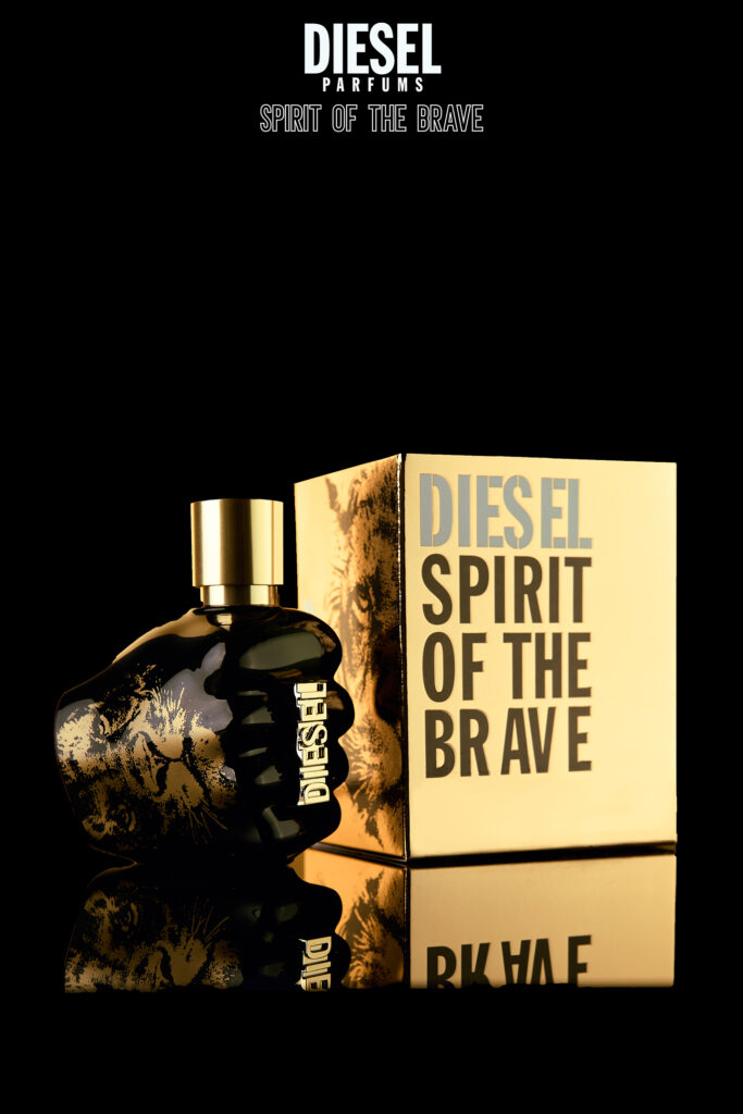 photo de produit pour la marque Diesel, parfum de luxe homme Spirit of the brave