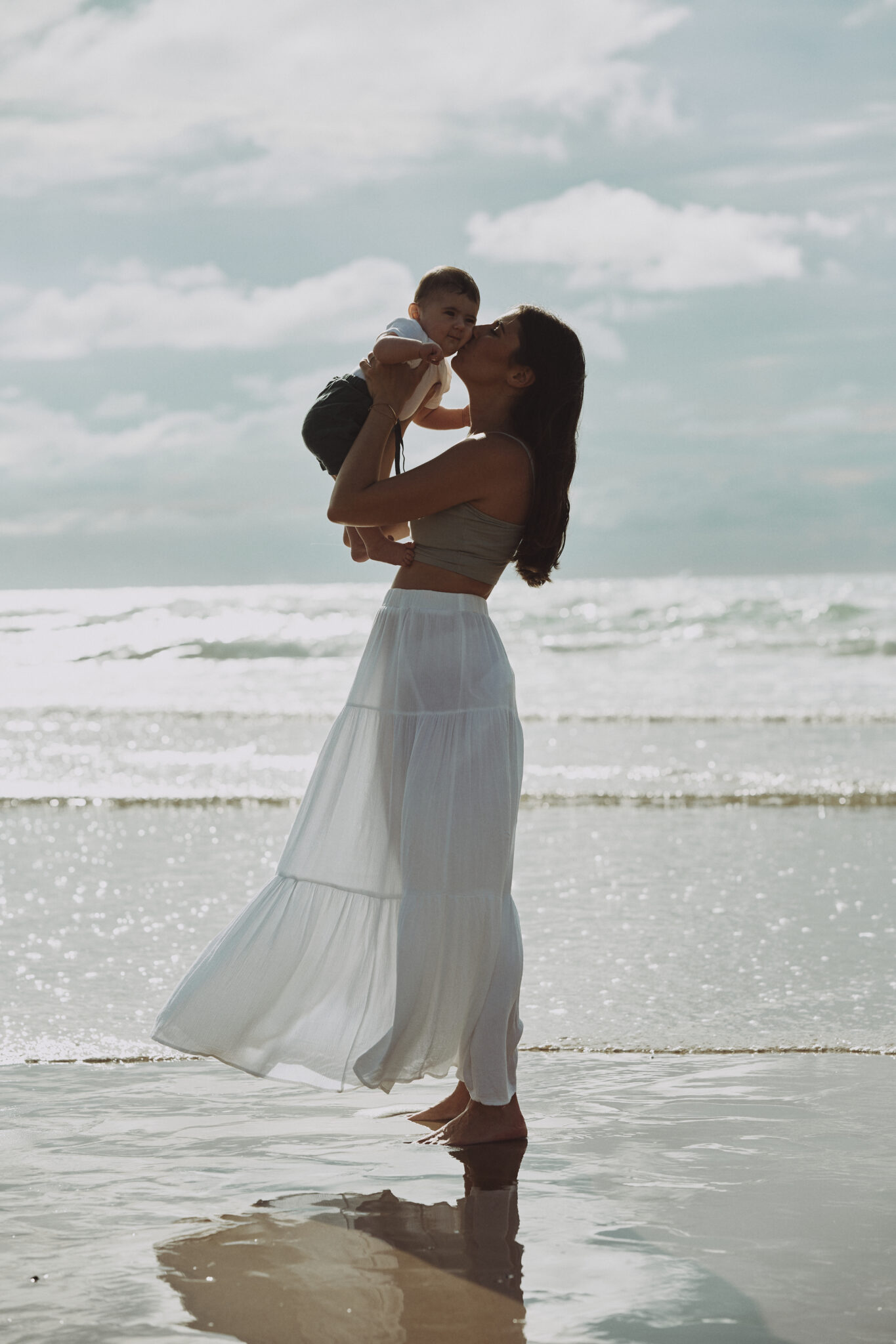 Portrait Famille un maman avec son bébé